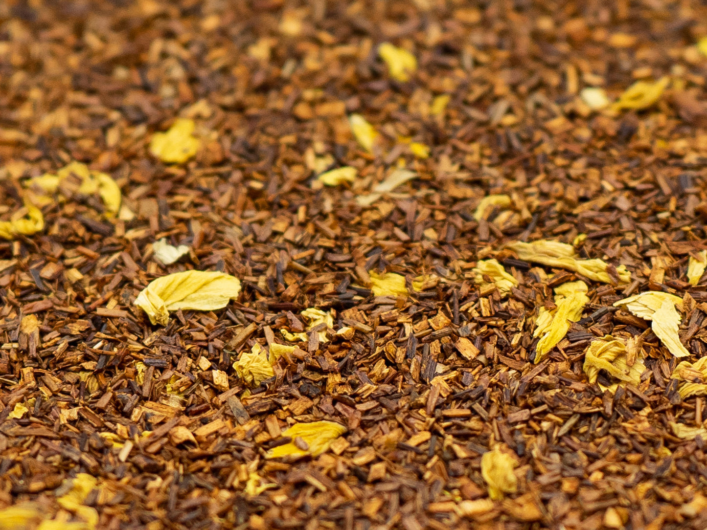 A close up of loose Rooibos tea from TEA23