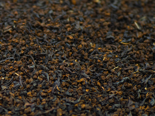 A close up of English Breakfast tea from TEA23