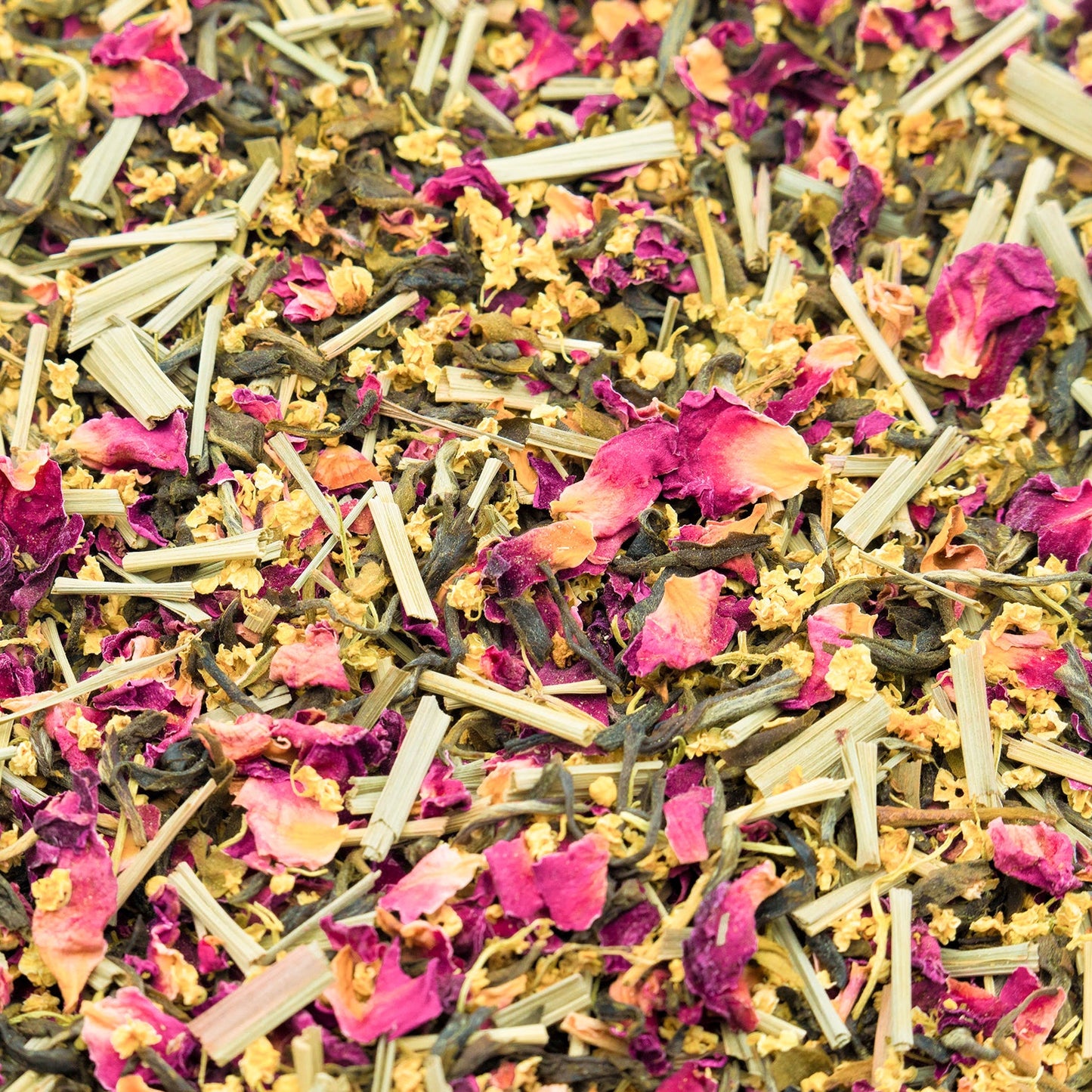  Eldeflower & Rose loose green tea leaves