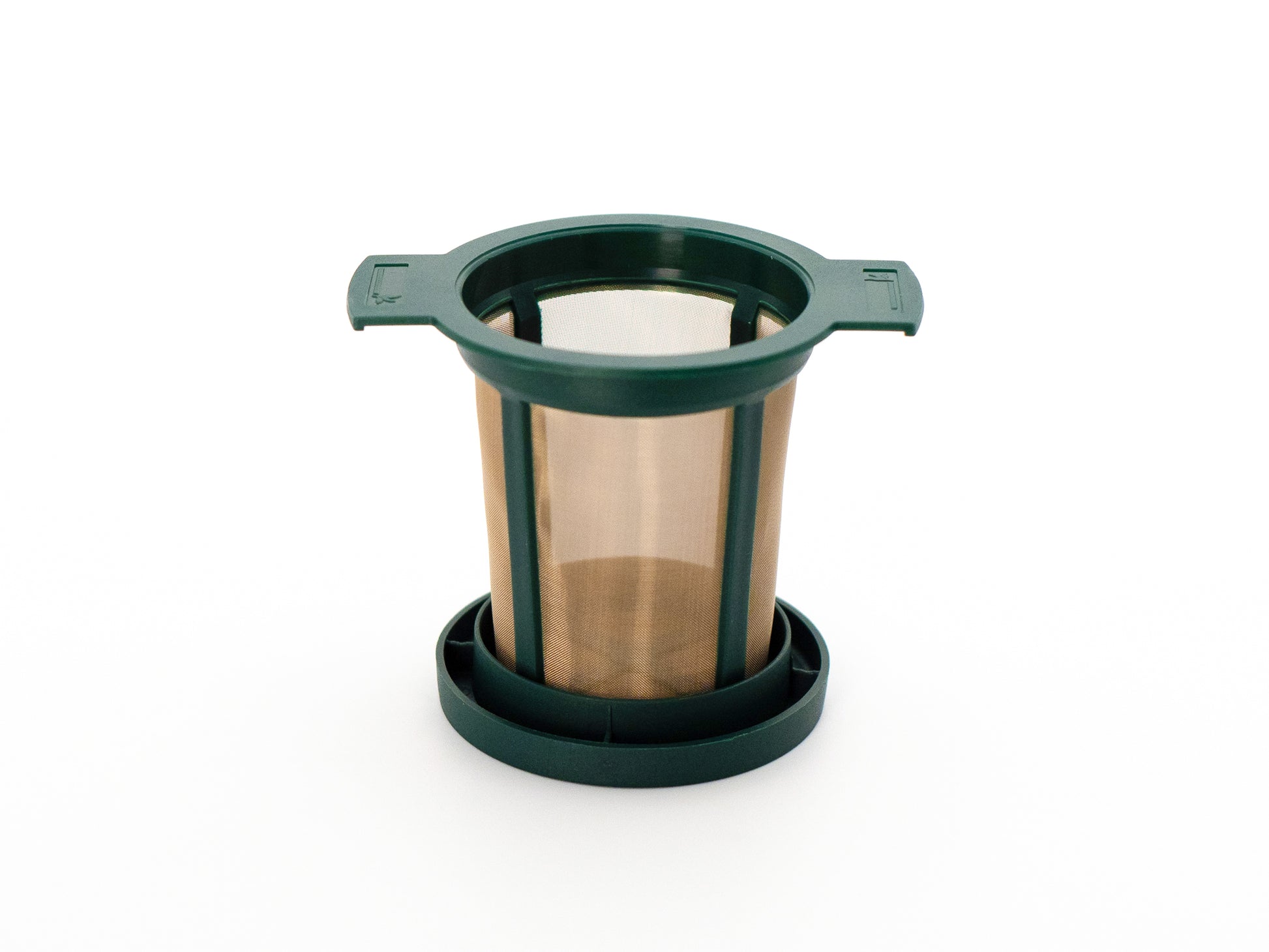 Permanent tea infuser basket and lid